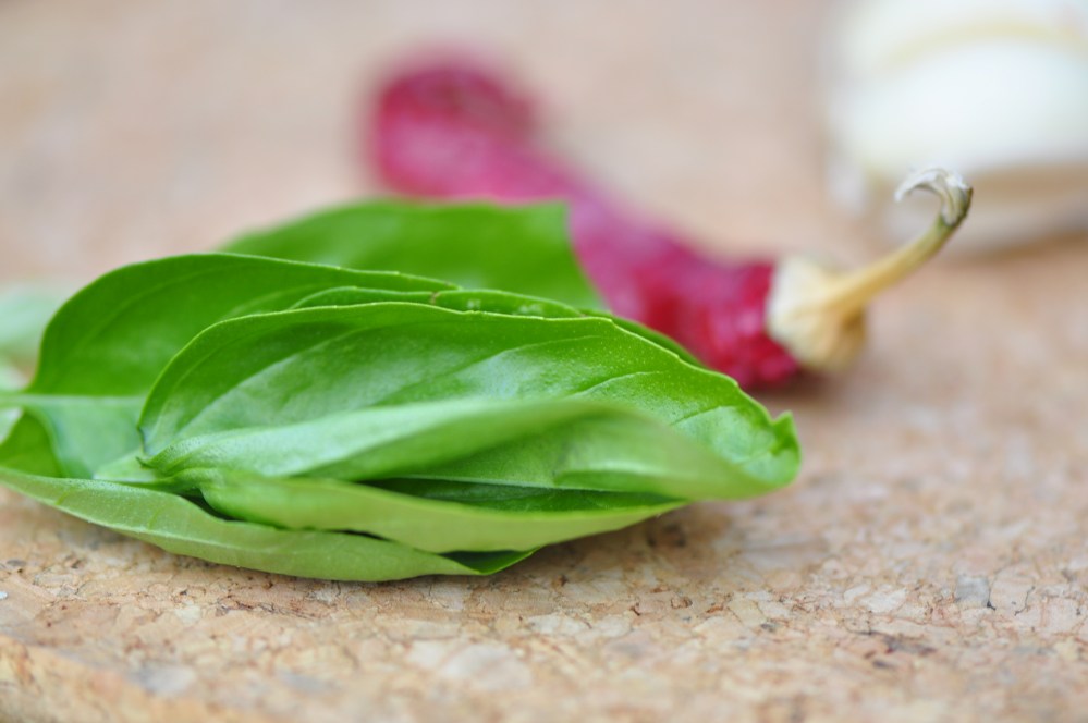 Basil, Cayenne and Garlic