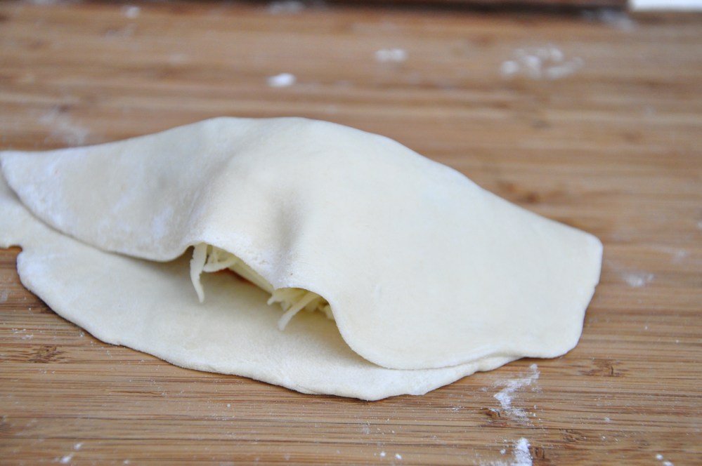 Folded calzone