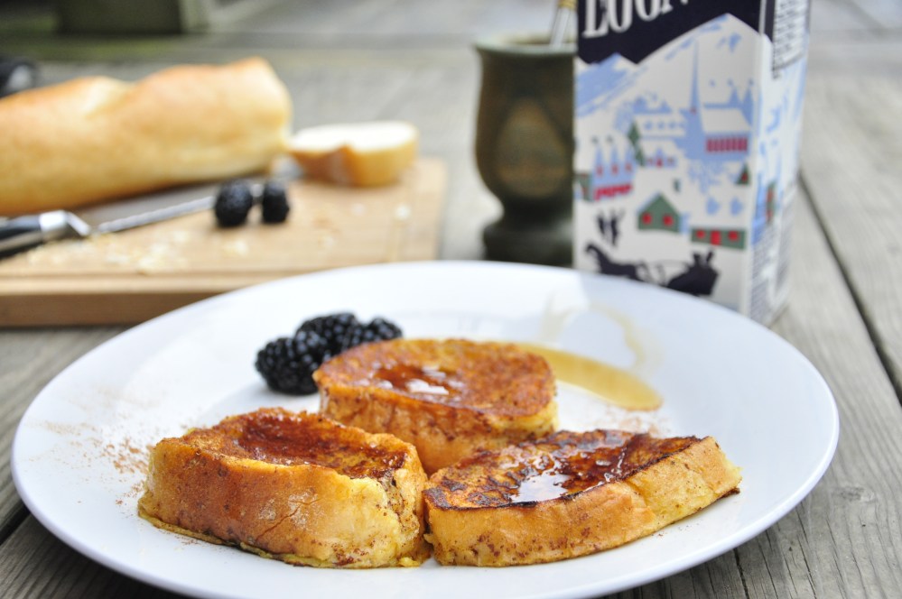 Eggnog French Toast on Plate