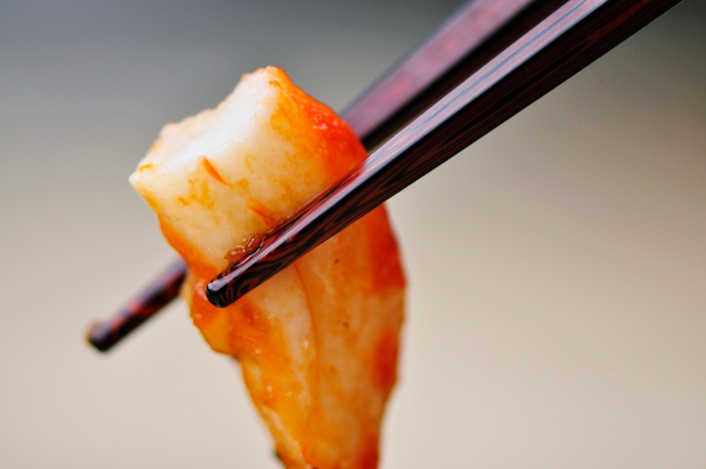 Close-up Vegan Shrimp