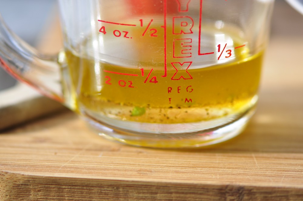 White Balsamic and Avocado Oil Salad Dressing