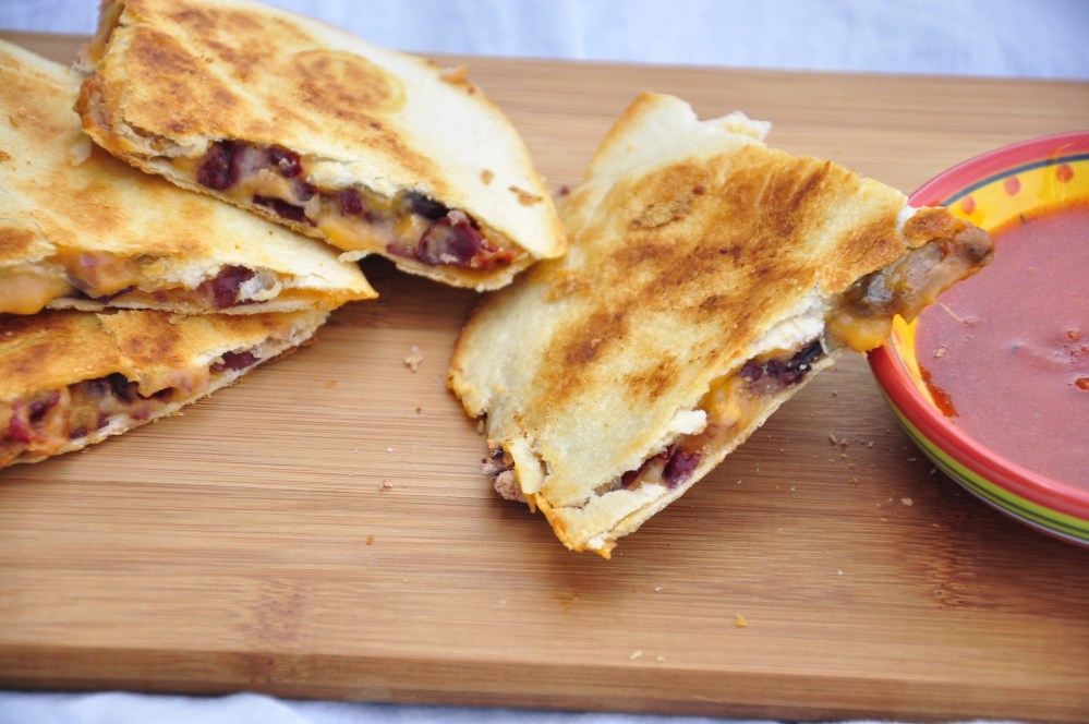 Sundried Tomato and Red Bean Quesadilla