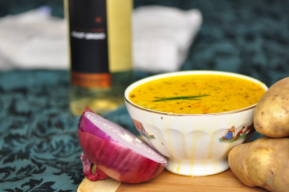 Potato and Red Onion Soup