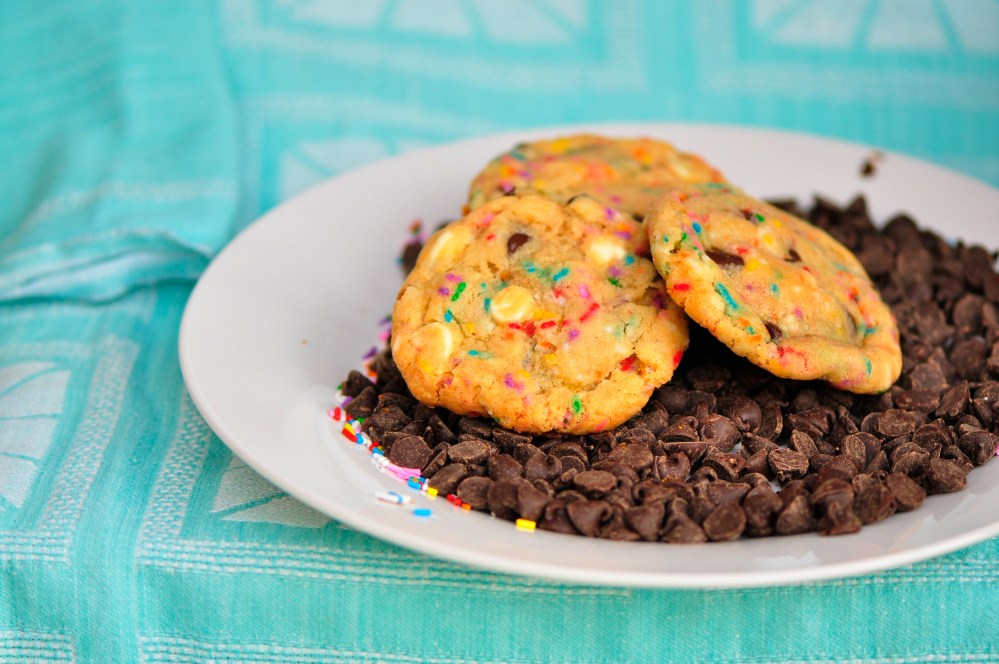 Platter of Cake Batter Cookies