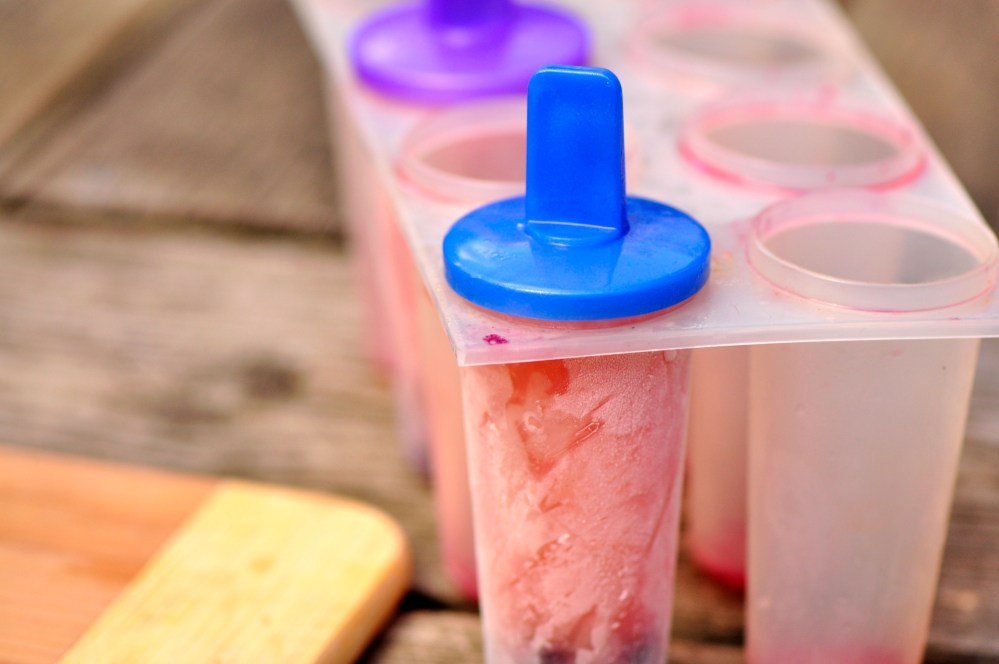 Citrus, Blueberry and Ginger Popsicles
