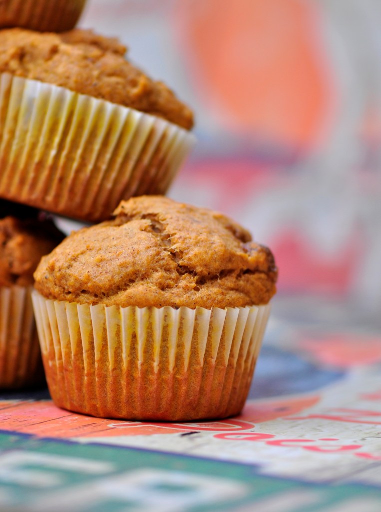 Vegan Almond Tofu and Pumpkin Spice Muffins