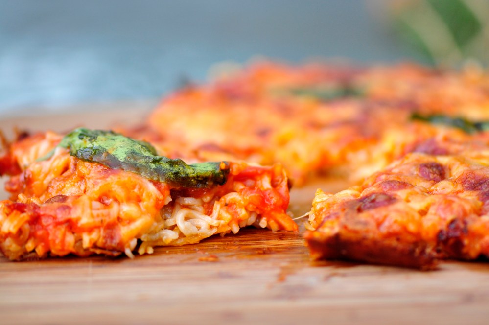 Ramen Crust Pizza