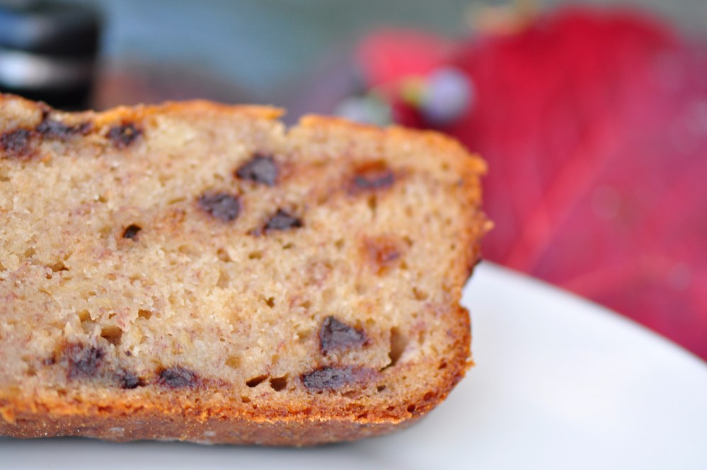 Gluten Free Banana Bread with Mini Chocolate Chips