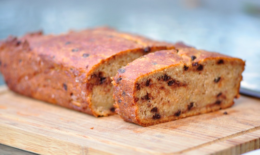 Gluten Free Banana Bread with Mini Chocolate Chips