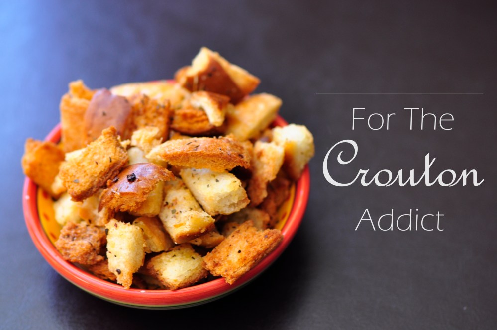 Homemade Bread Crust Croutons