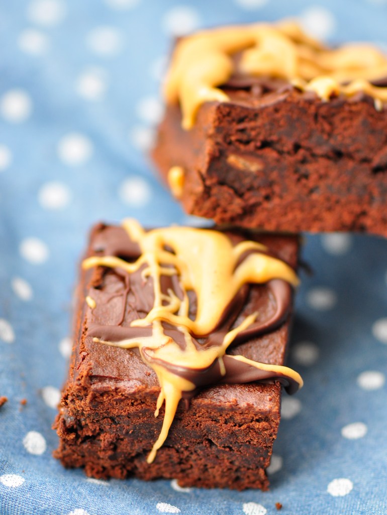 Flourless Peanut Butter Brownies