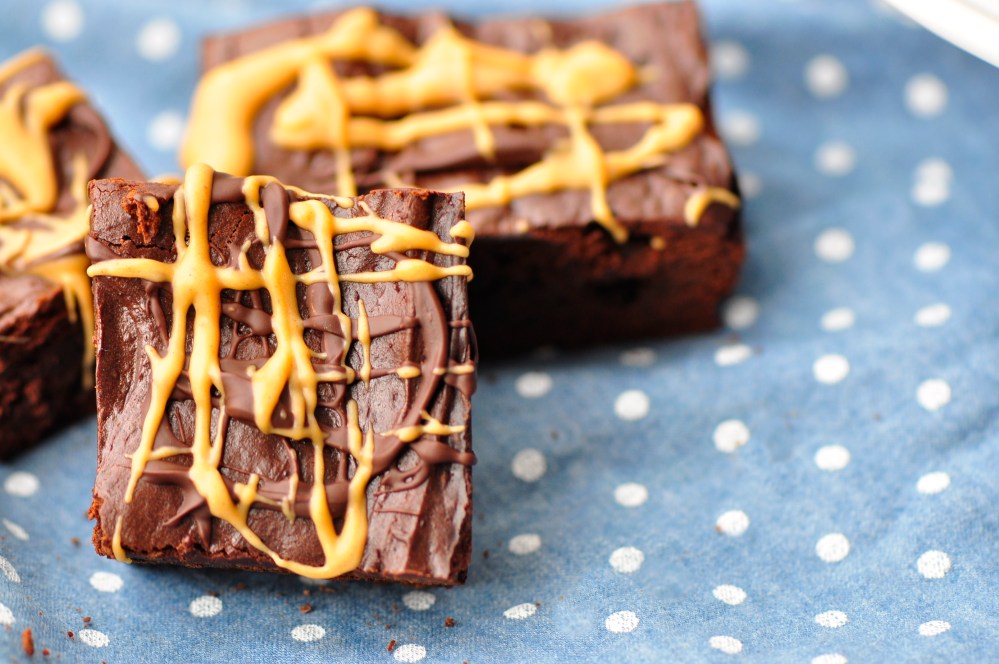 Flourless Peanut Butter Brownies
