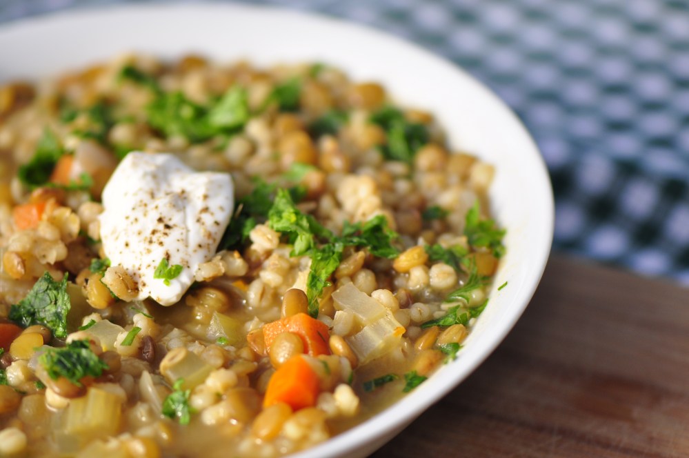 Hearty Lentil Barley Stew