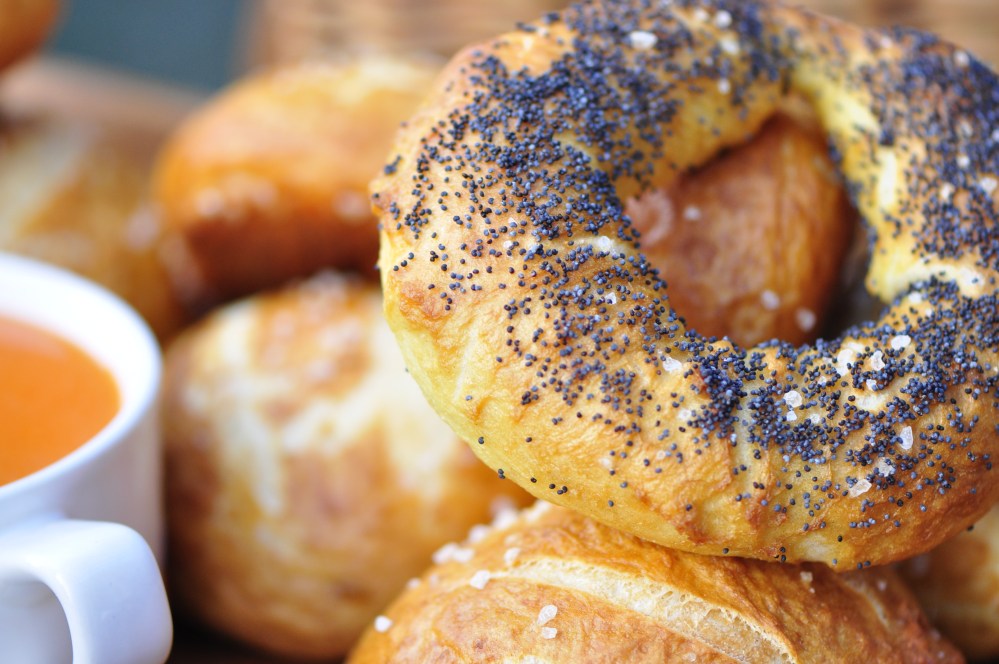 This is the experimental pretzel--not bad!