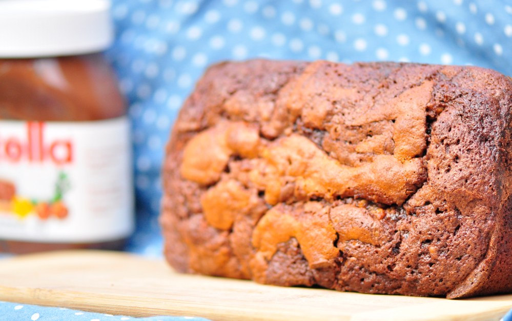 Nutella-Swirled Banana Bread