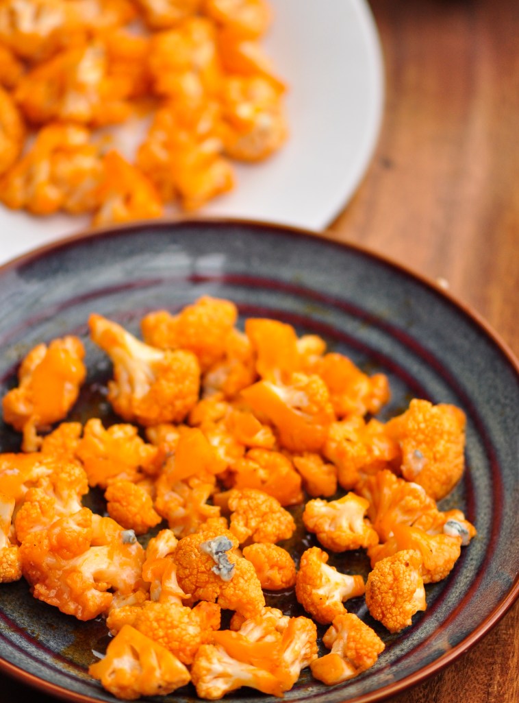 Buffalo Blue Cheese Cauliflower
