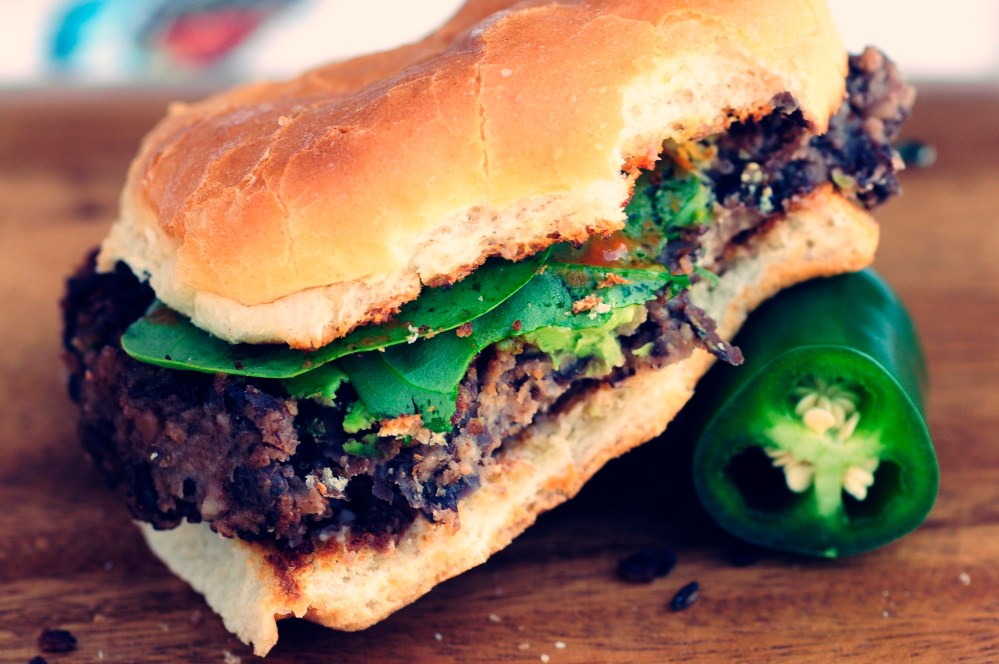 Black bean burgers