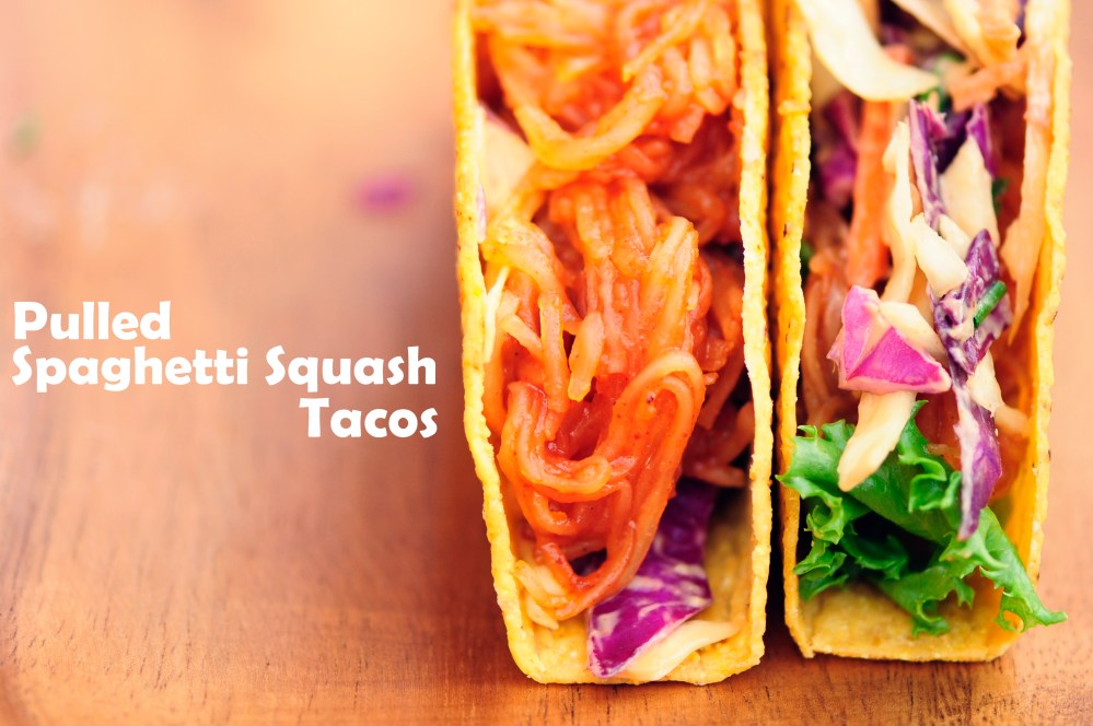 Pulled Spaghtti Squash Tacos